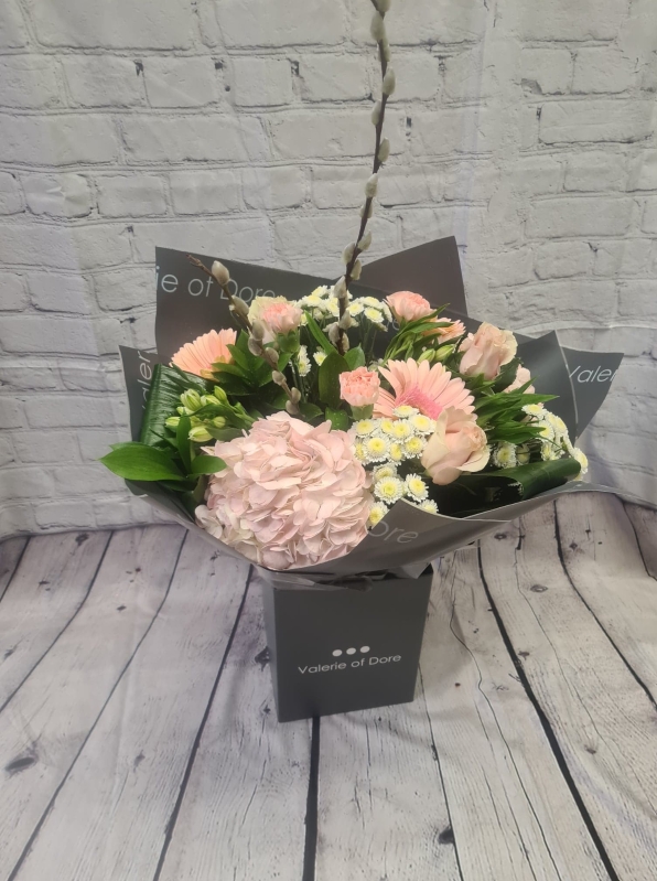 mothers day pastel hand tied