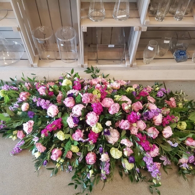 Summer delight casket spray