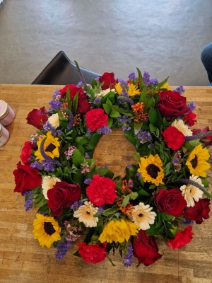 vibrant wreath