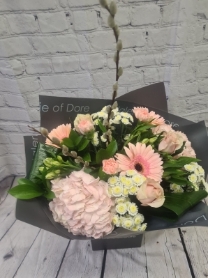 mothers day pastel hand tied